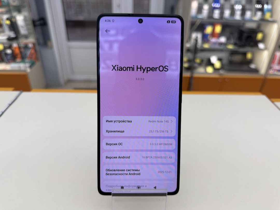 Смартфон Xiaomi Redmi Note 14S 8/256gb