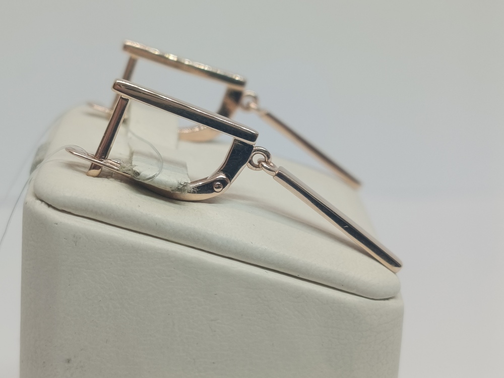 СЕРЬГИ БЕЗ КАМНЯ (Au 585)