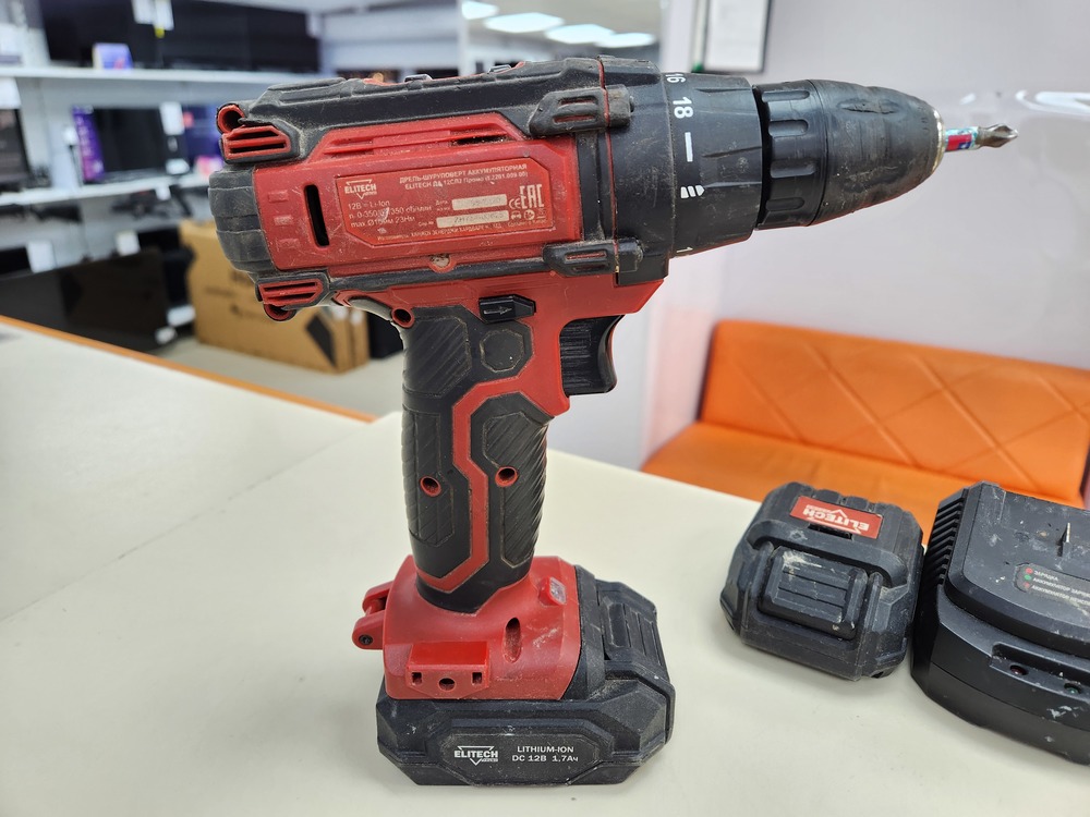 Шуруповерт Elitech ДА 12СЛ2 ПРОМО;