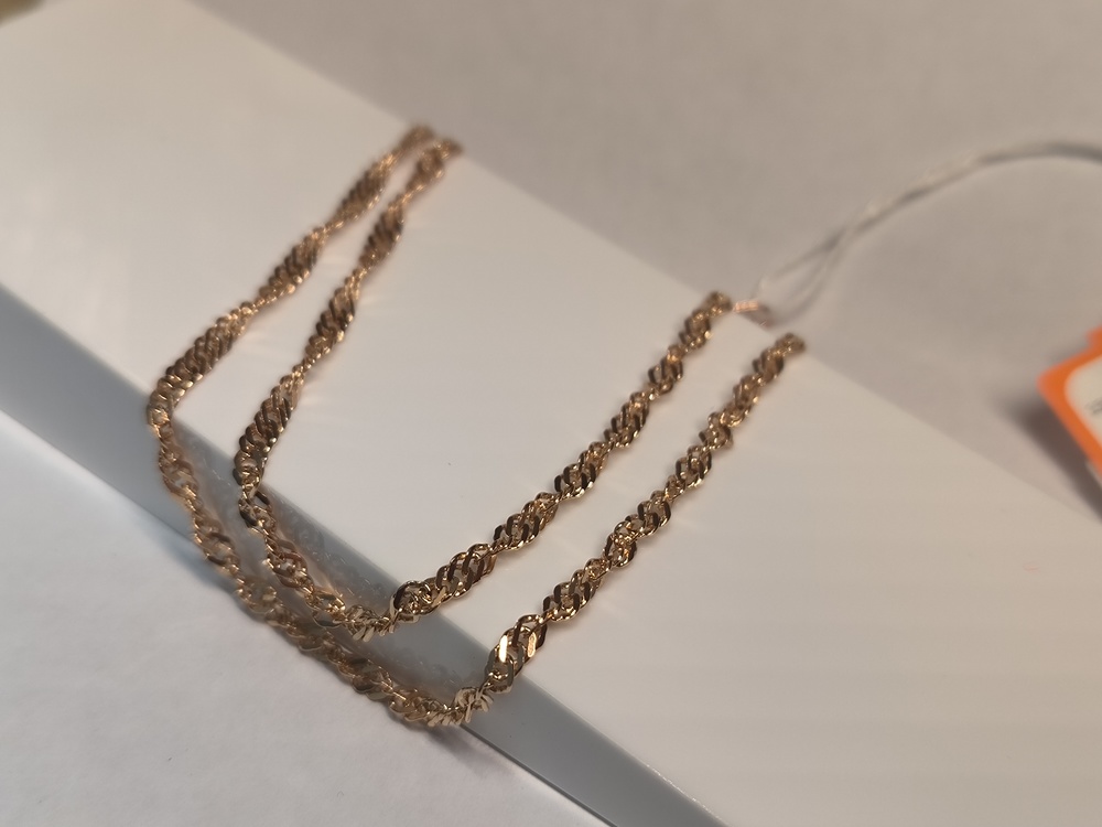 ЦЛСИ585 ЦЕПЬ ПОЛНОВЕСНАЯ Сингапур (Au 585)