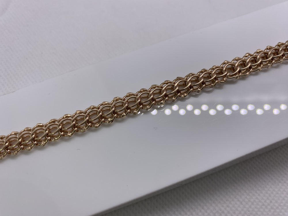 БРАСЛЕТ ПУСТОТЕЛЫЙ Итальянка (Au 585)