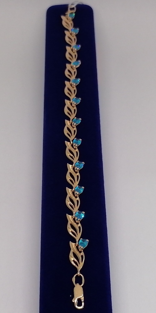 БРАСЛЕТ С КАМНЯМИ (Au 585)