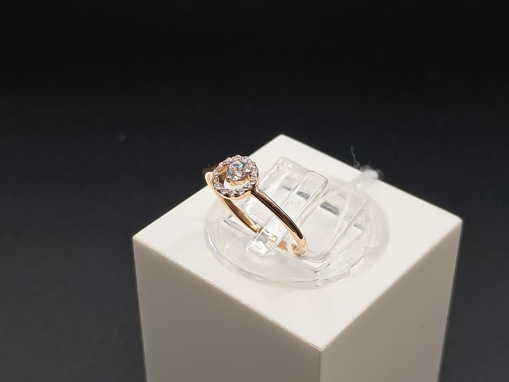 КОЛКМИ585 КОЛЬЦО С КАМНЯМИ (Au 585)