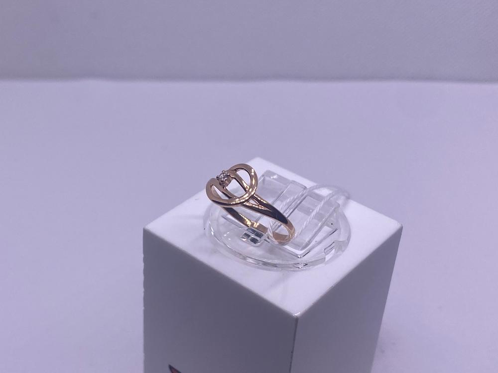 КОЛКМ585 КОЛЬЦО С КАМНЕМ (Au 585)