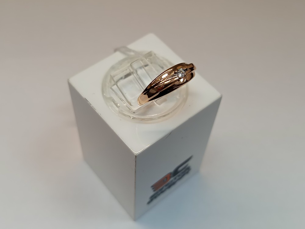 КОЛЬЦО С КАМНЕМ (Au 585)