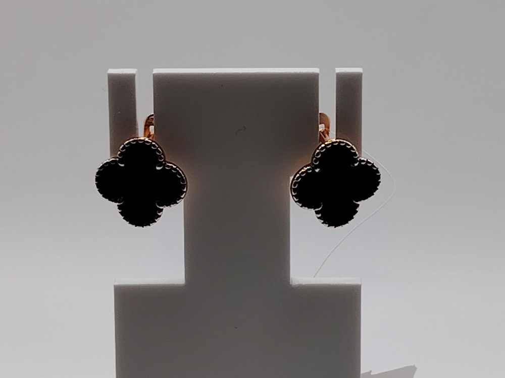 СЕРЬГИ С КАМНЕМ (Au 585)