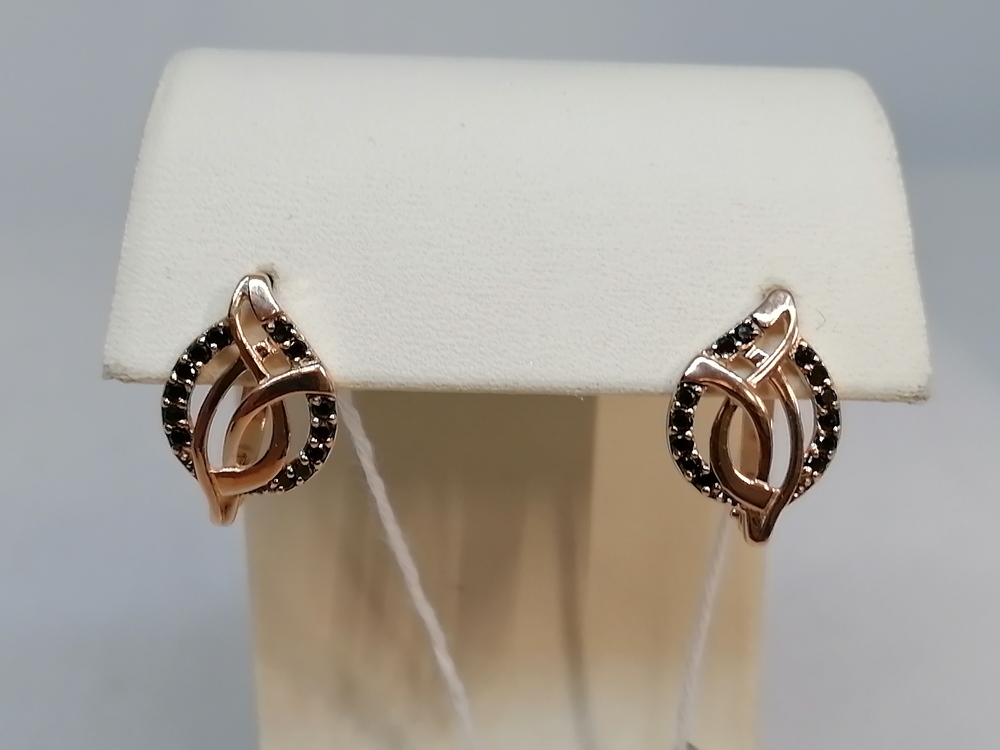 СЕРЬГИ С КАМНЯМИ (Au 585)