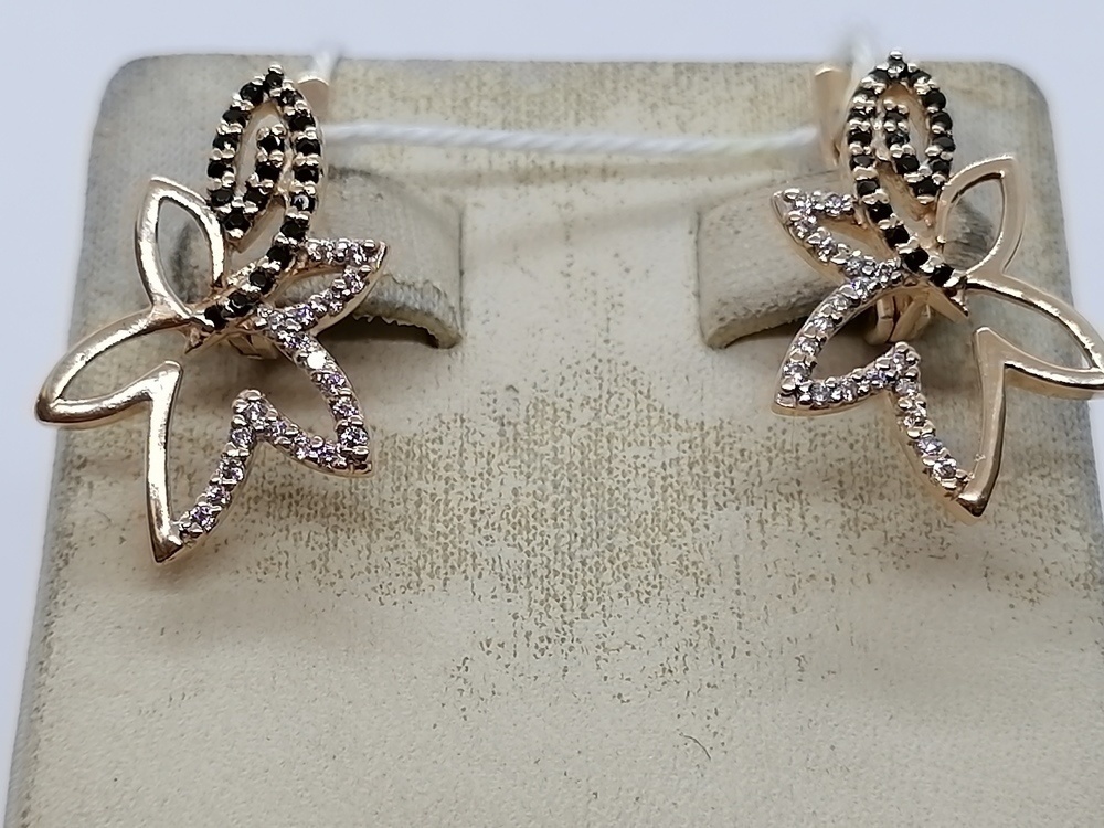 СЕРЬГИ С КАМНЯМИ (Au 585)