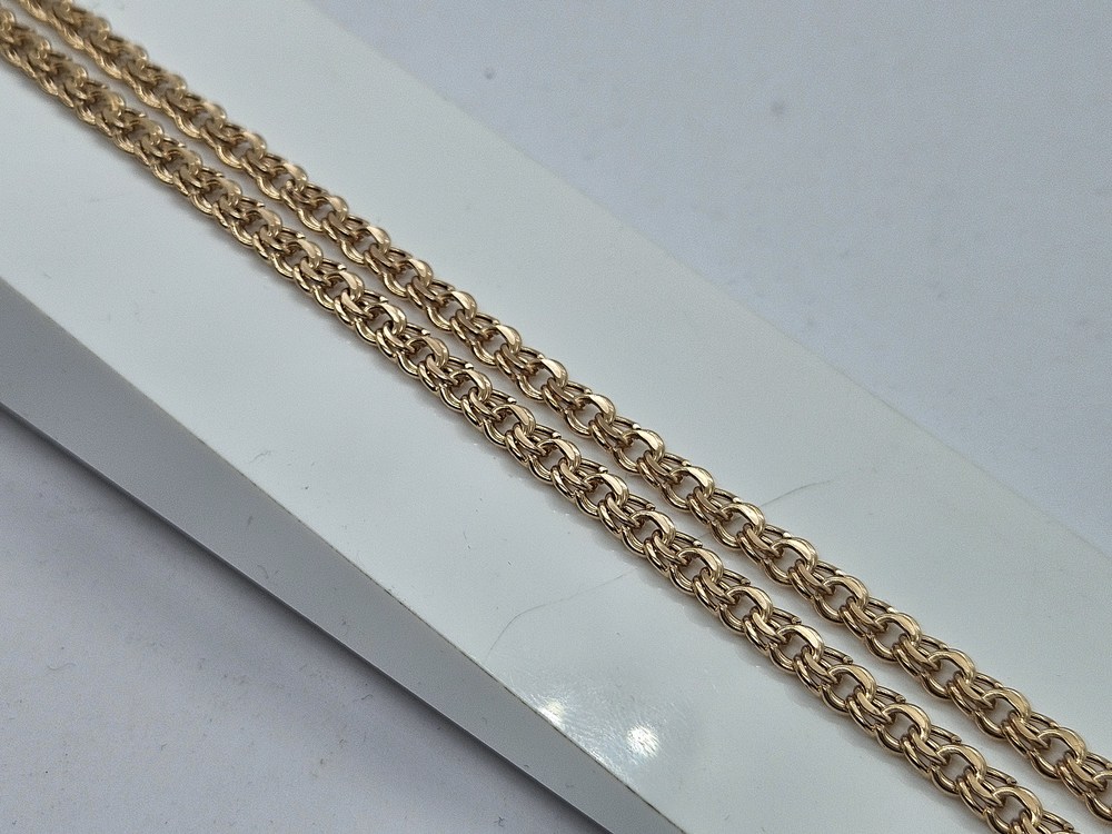 ЦПБС585 ЦЕПЬ ПУСТОТЕЛАЯ Бисмарк (Au 585)