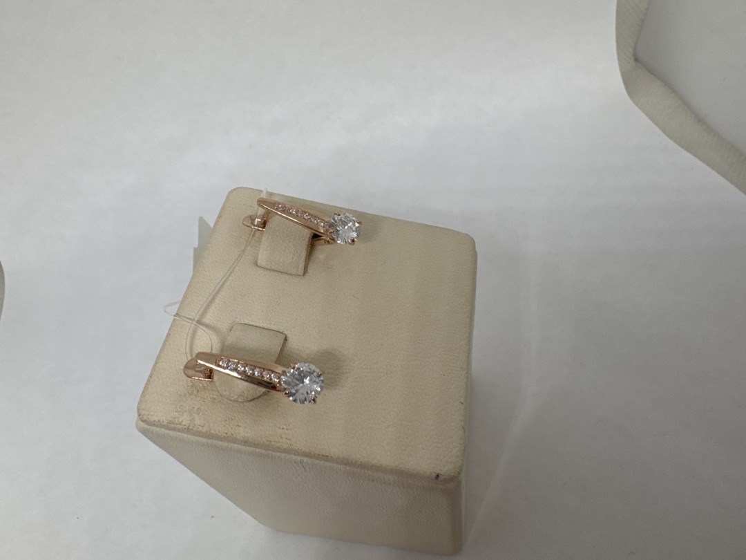 СЕРЬГИ С КАМНЯМИ (Au 585)