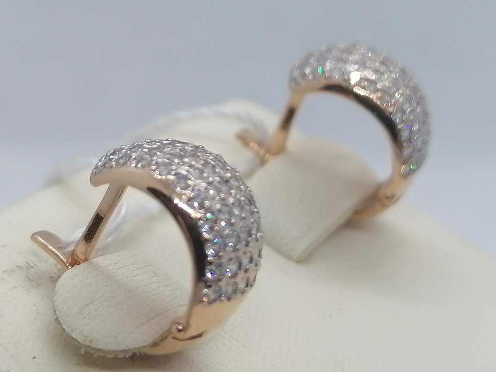 СЕРЬГИ С КАМНЯМИ (Au 585)