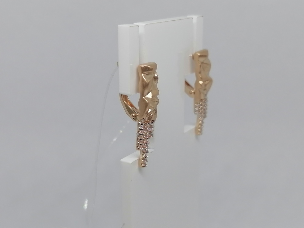 08-52-0176-00 СЕРЬГИ С КАМНЯМИ (Au 585)