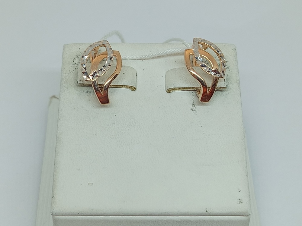 СЕРЬГИ БЕЗ КАМНЯ (Au 585)