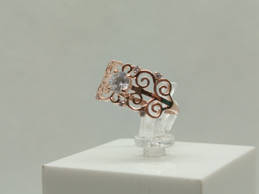 КОЛКМИ585 КОЛЬЦО С КАМНЯМИ (Au 585)