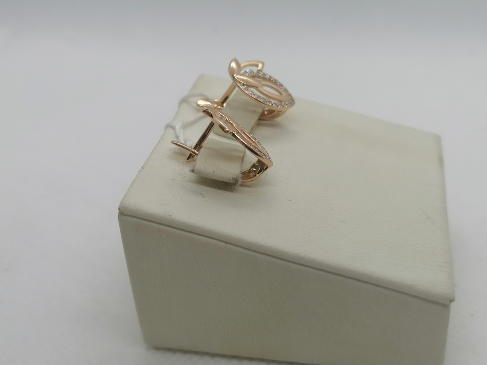 СЕРЬГИ С КАМНЯМИ (Au 585)