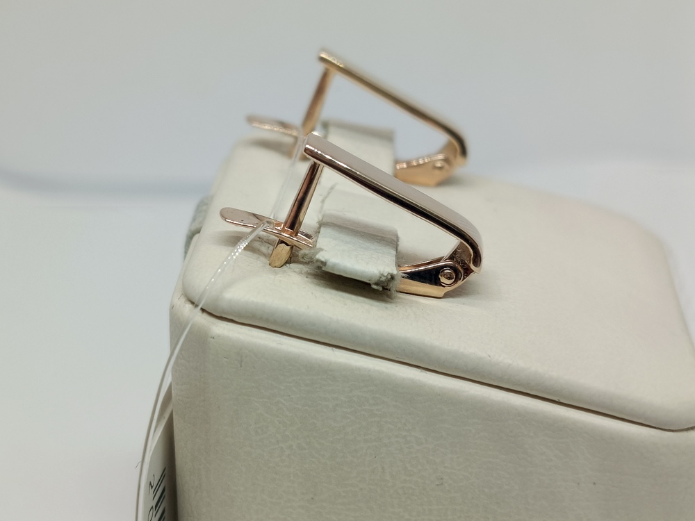 СЕРЬГИ БЕЗ КАМНЯ (Au 585)