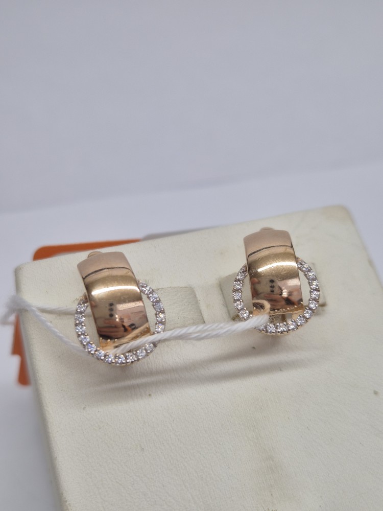 СЕРЬГИ С КАМНЯМИ (Au 585)