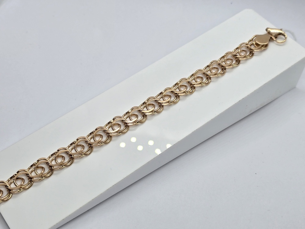 БРАСЛЕТ ПОЛНОВЕСНЫЙ Бисмарк (Au 585)