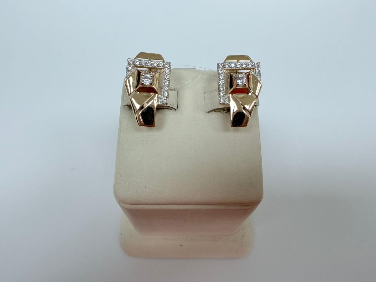 СЕРЬГИ С КАМНЯМИ (Au 585)