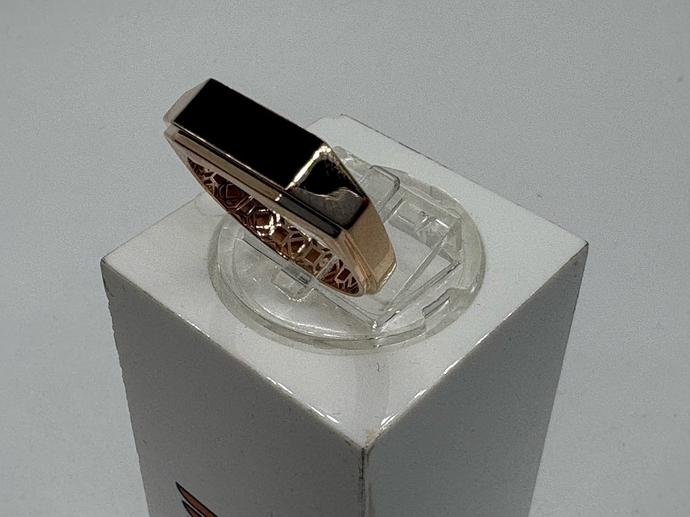 КОЛЬЦО ПЕЧАТКА с камнем (Au 585)