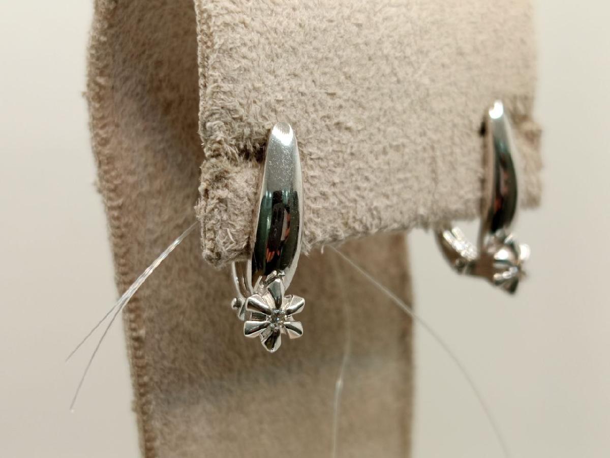 СЕРЬГИ БРИЛЛИАНТ (Ag 925)