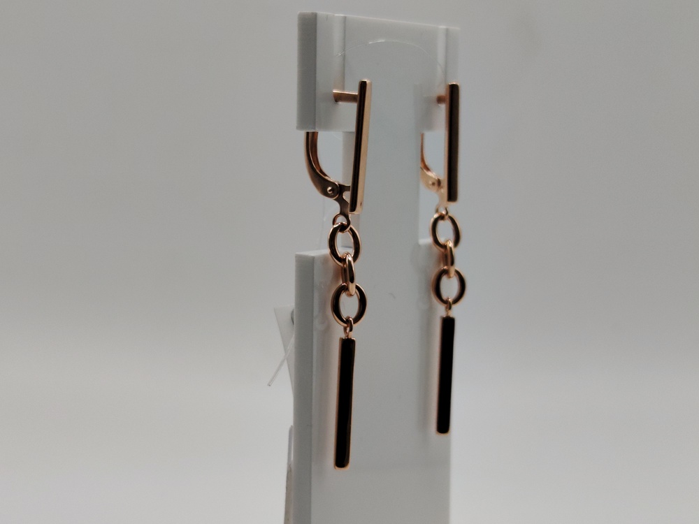 СЕРЬГИ БЕЗ КАМНЯ (Au 585)