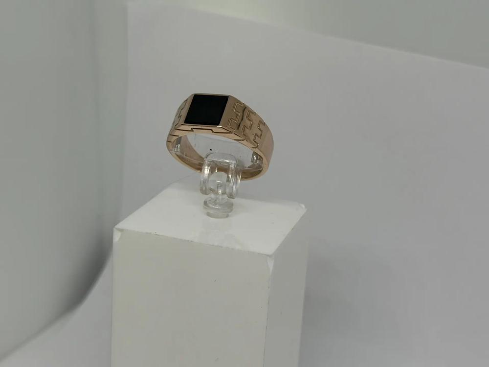 08-540163 КОЛЬЦО ПЕЧАТКА с камнем (Au 585)