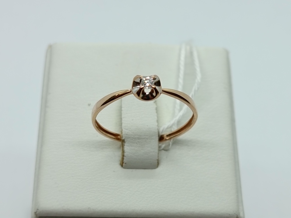 КОЛЬЦО БРИЛЛИАНТ Au 585