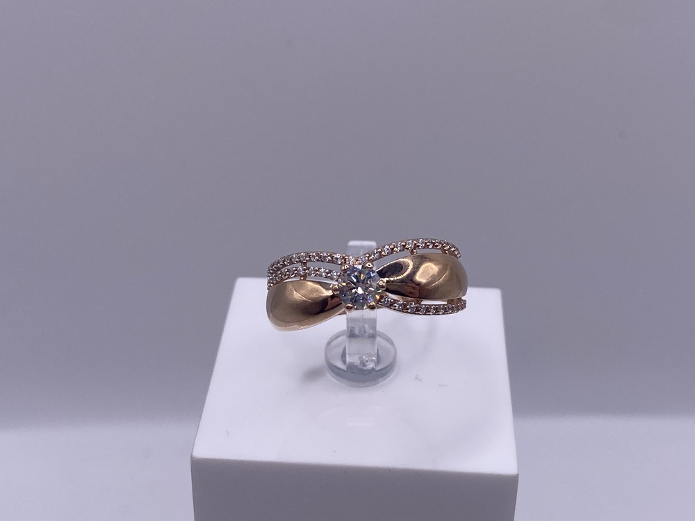 КОЛКМИ585 КОЛЬЦО С КАМНЯМИ (Au 585)