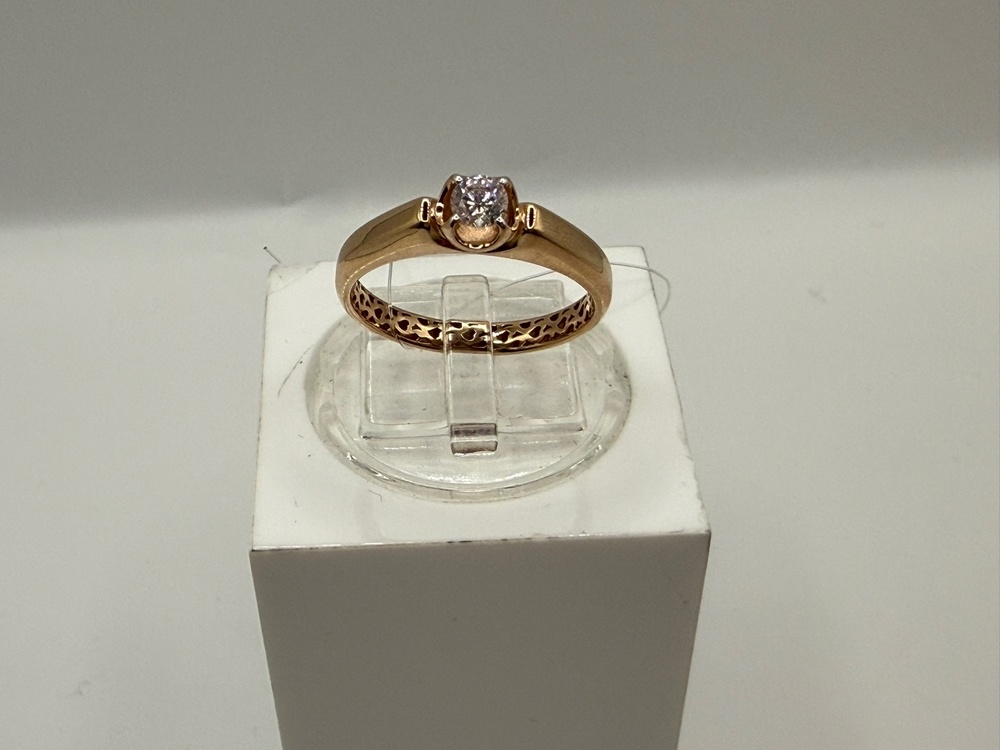 КОЛЬЦО С КАМНЕМ (Au 585)