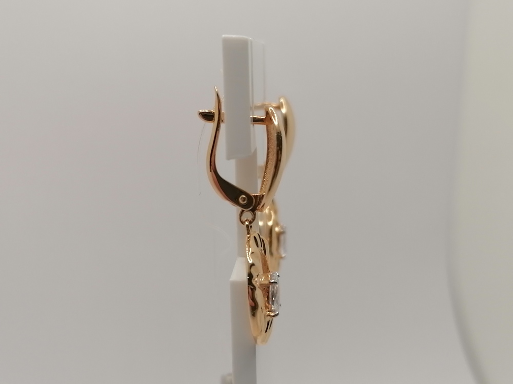 04-52-0082-01 СЕРЬГИ С КАМНЕМ (Au 585)