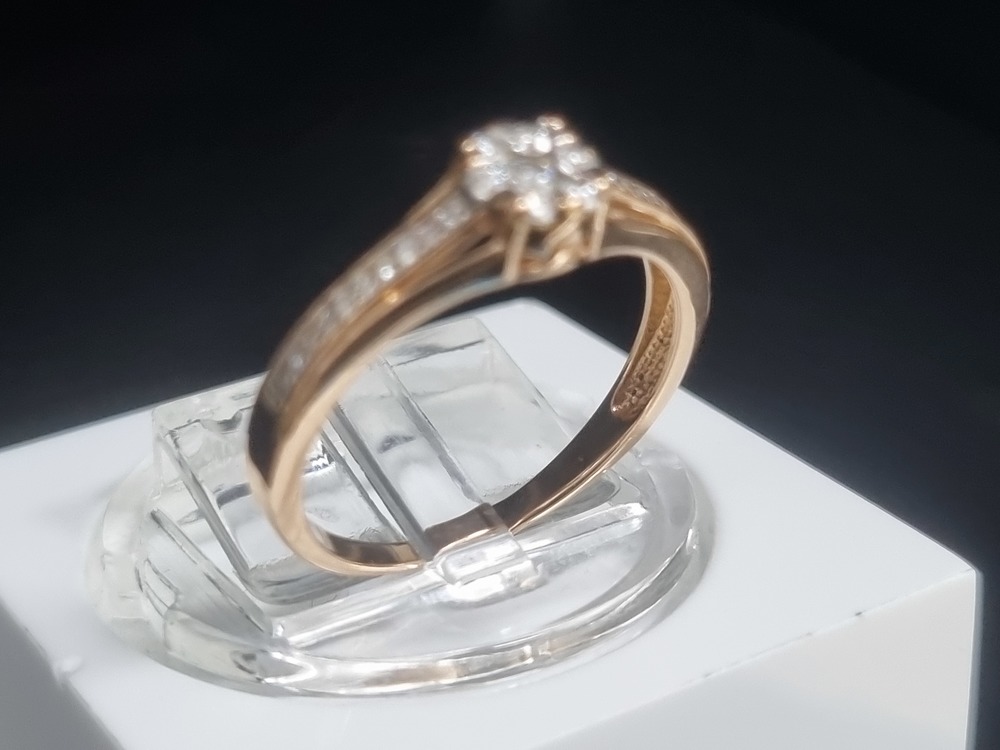 КОЛЬЦО БРИЛЛИАНТ Au 585