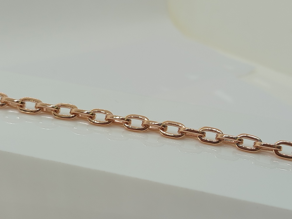 БРАСЛЕТ ПУСТОТЕЛЫЙ Якорное (Au 585)