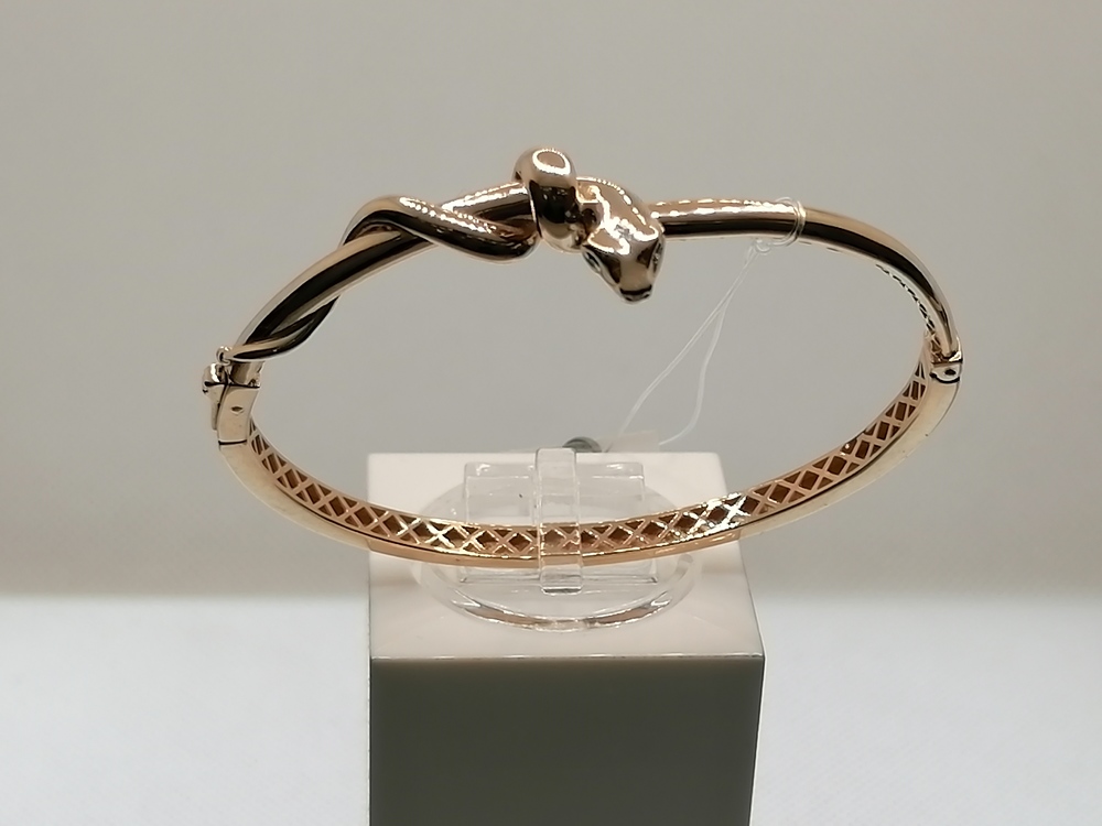 БРАСЛЕТ ЖЕСТКИЙ с камнями (Au 585)