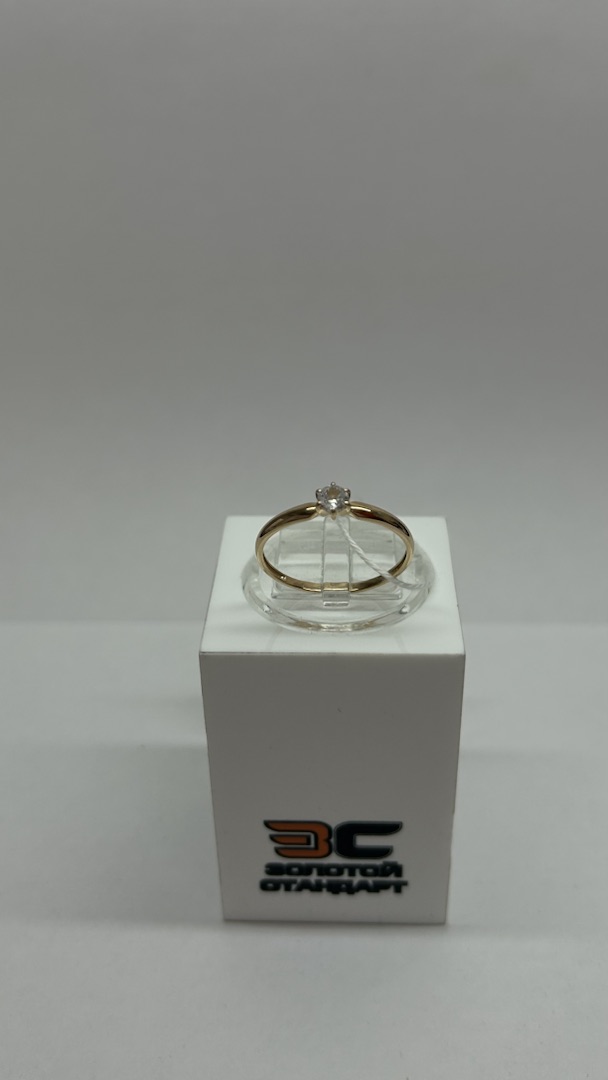 КОЛКМ585 КОЛЬЦО С КАМНЕМ (Au 585)