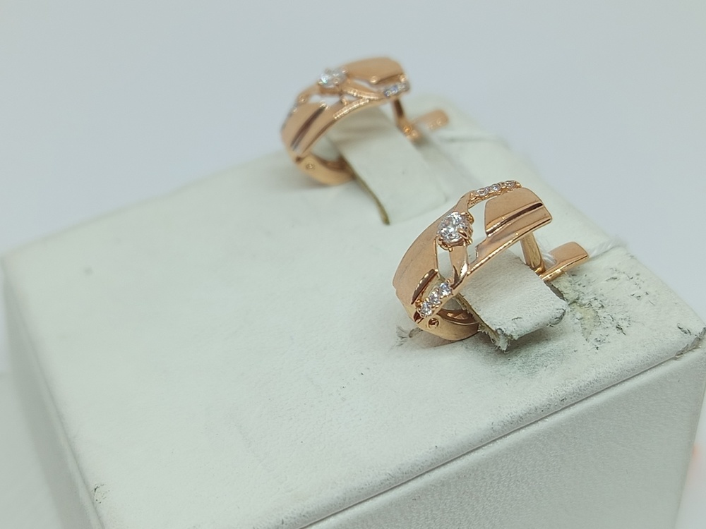 СЕРЬГИ С КАМНЯМИ (Au 585)