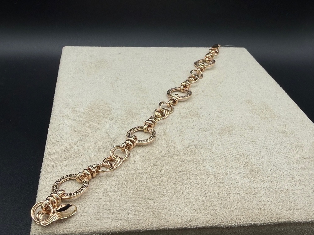 БРАСЛЕТ ПУСТОТЕЛЫЙ Фантазия (Au 585)