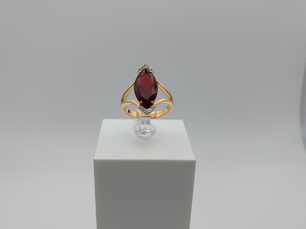 КОЛКМИ585 КОЛЬЦО С КАМНЯМИ (Au 585)