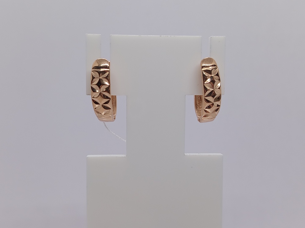 СЕРЬГИ БЕЗ КАМНЯ (Au 585)