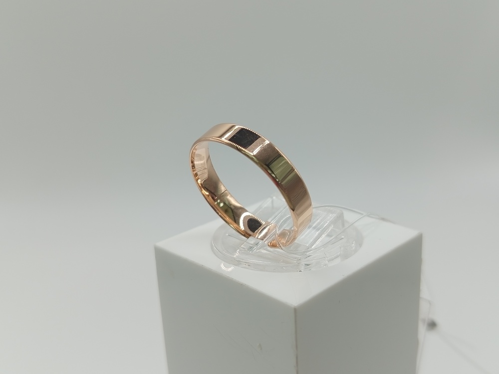 КОЛЬЦО ОБРУЧАЛЬНОЕ без камня (Au 585)