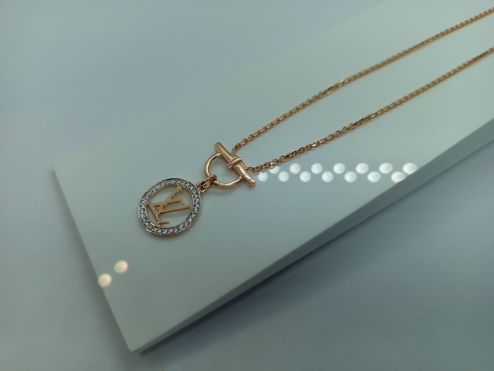 КОЛЬЕ С КАМНЯМИ (Au 585)