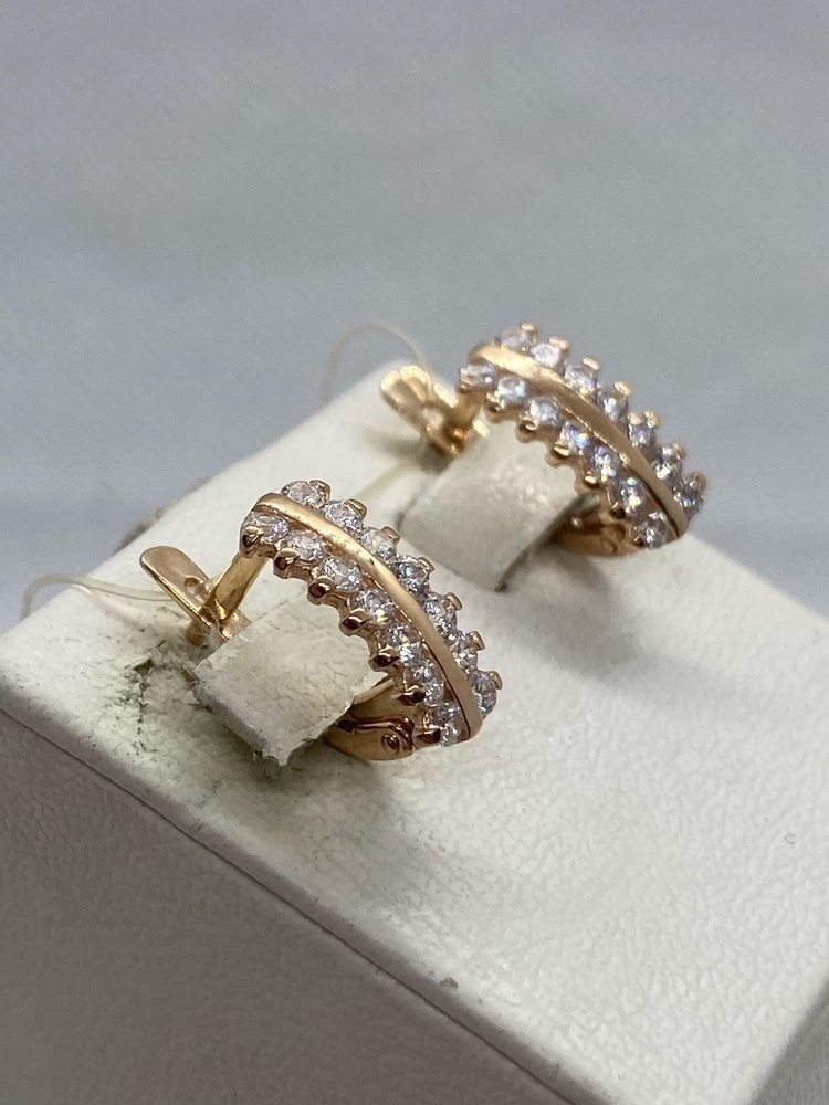 СЕРЬГИ С КАМНЯМИ (Au 585)