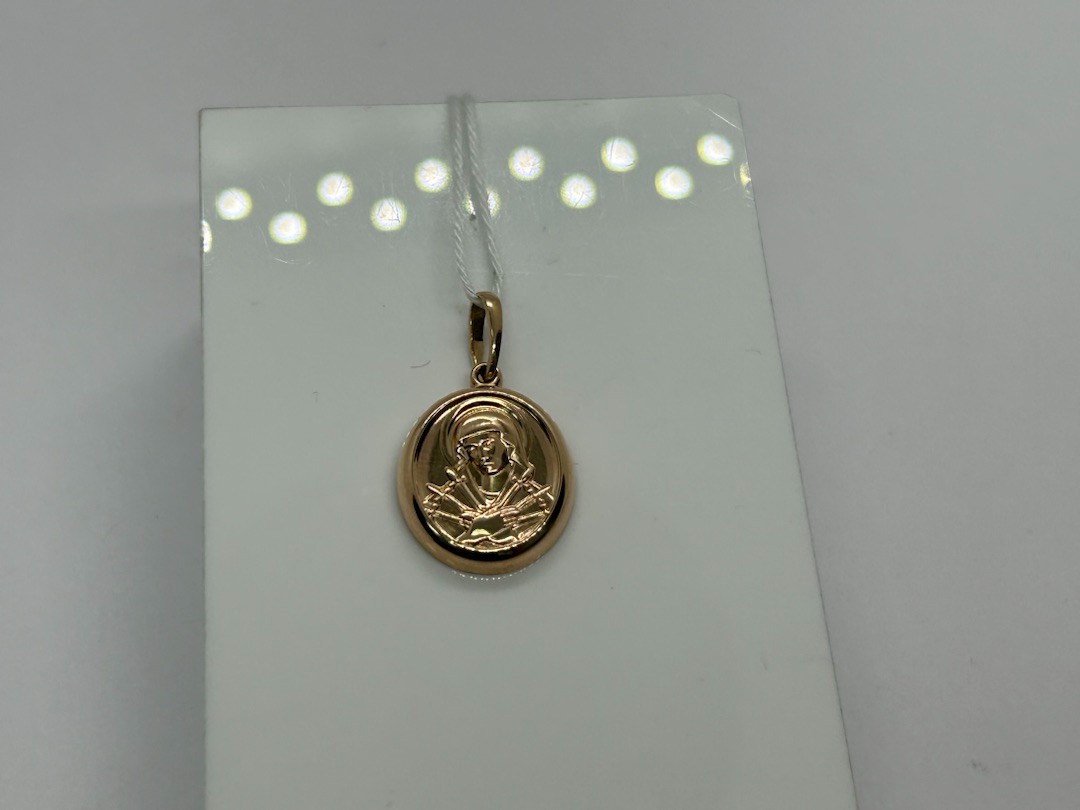 ПОДИБК585 ПОДВЕСКА ИКОНА БЕЗ КАМНЯ (Au 585)