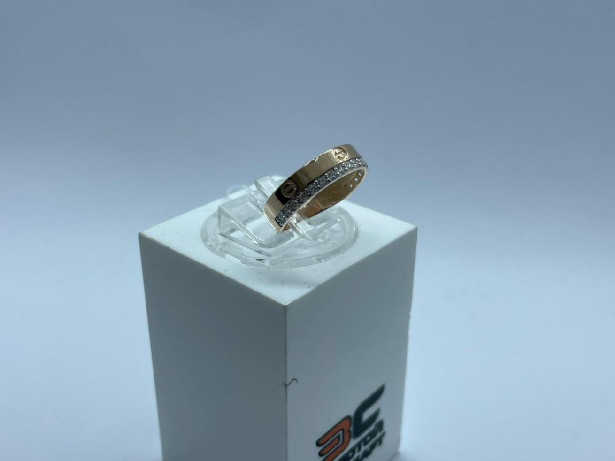 КОЛЬЦО С КАМНЯМИ (Au 585)