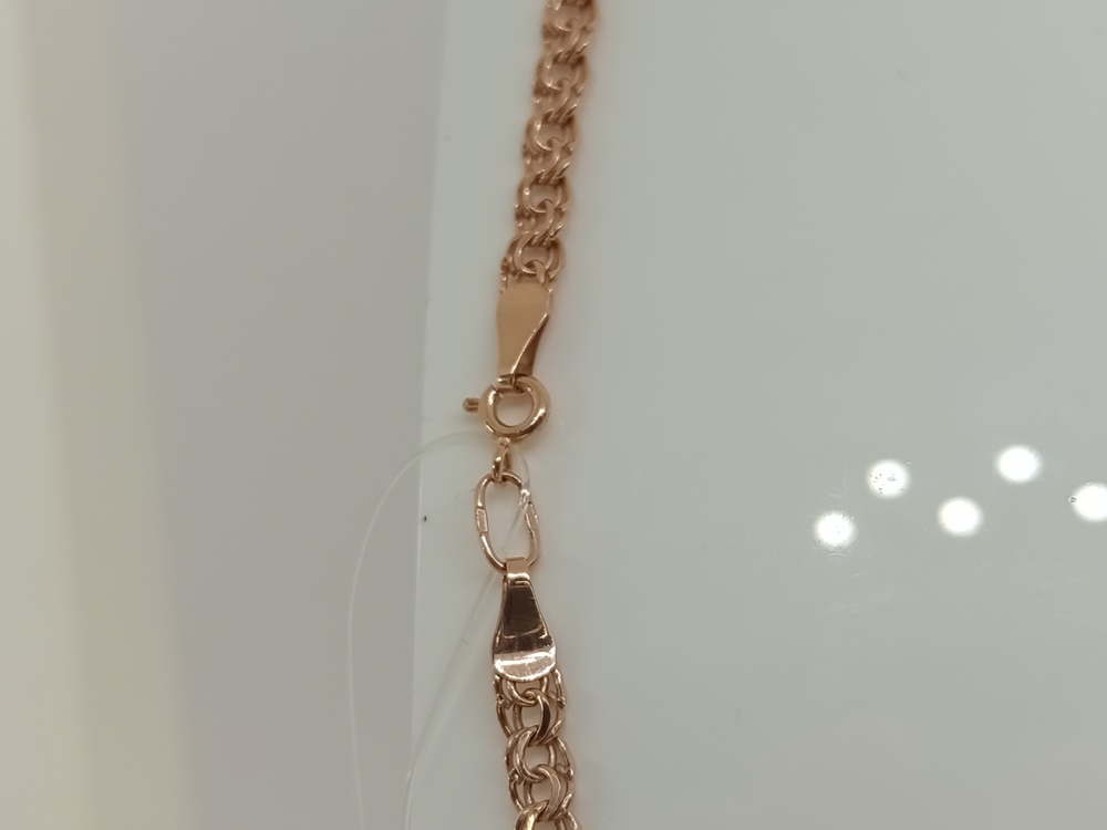 ЦЕПЬ ПУСТОТЕЛАЯ Бисмарк (Au 585)