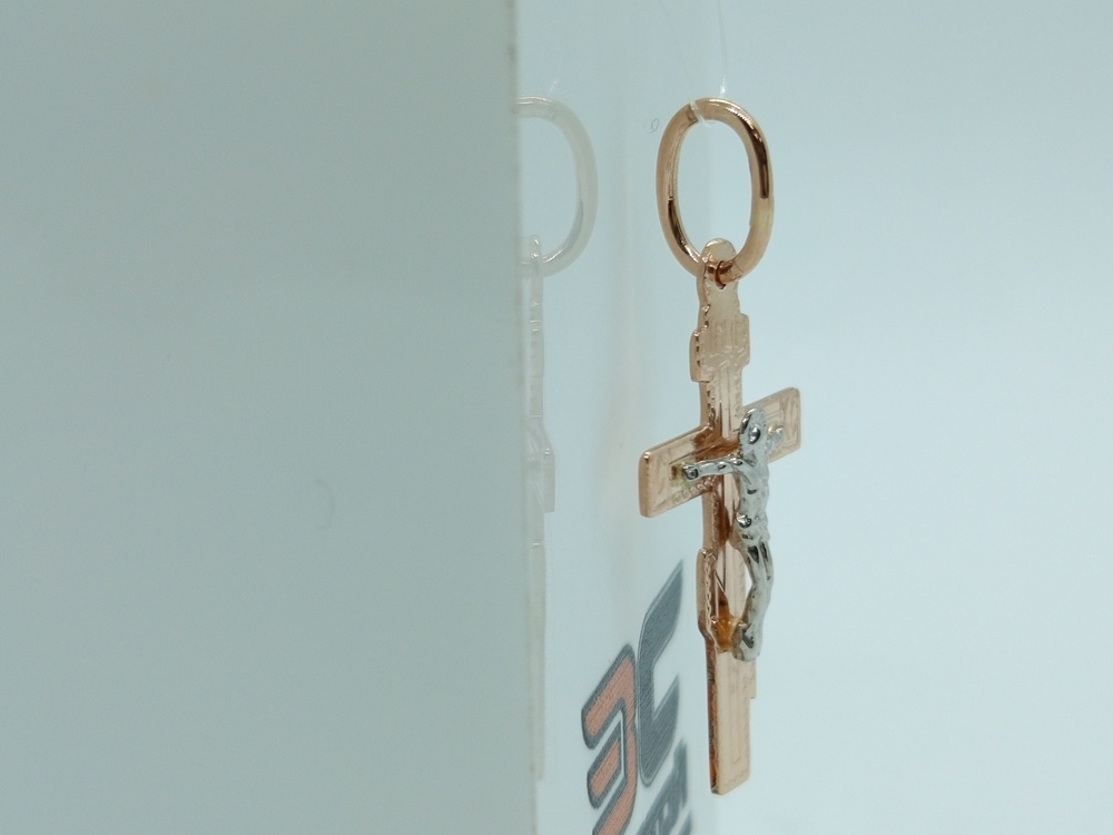 ПОДВЕСКА КРЕСТ без камня (Au 585)