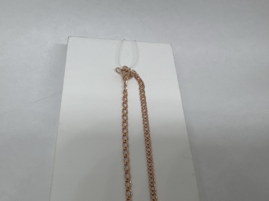 ЦЕПЬ ПУСТОТЕЛАЯ Ромб двойной (Au 585)