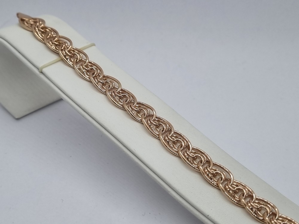 БРАСЛЕТ ПУСТОТЕЛЫЙ Нона бисмарк (Au 585)