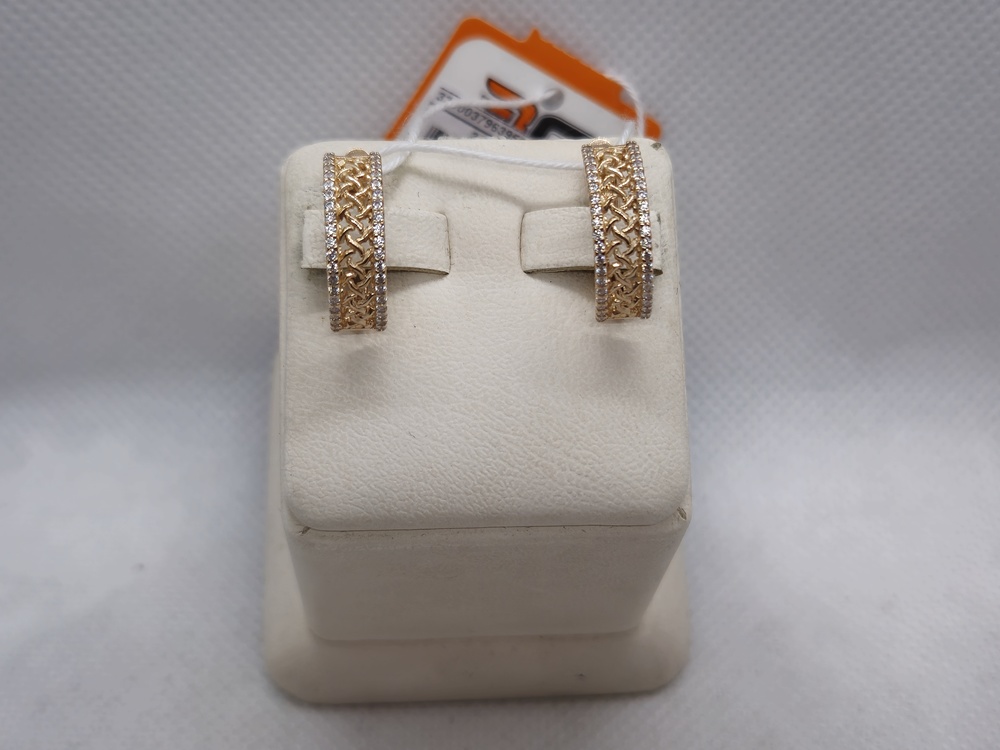 СЕРЬГИ С КАМНЯМИ (Au 585)