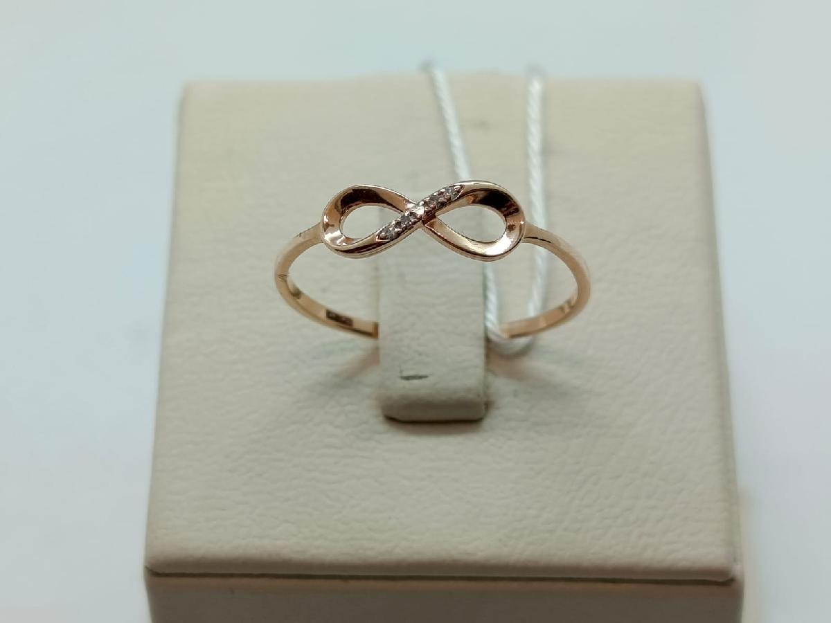 КОЛЬЦО С КАМНЯМИ (Au 585)